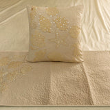 Off To The Sea - Linen Beige Decorative Bed Runner and Cushion Cover
