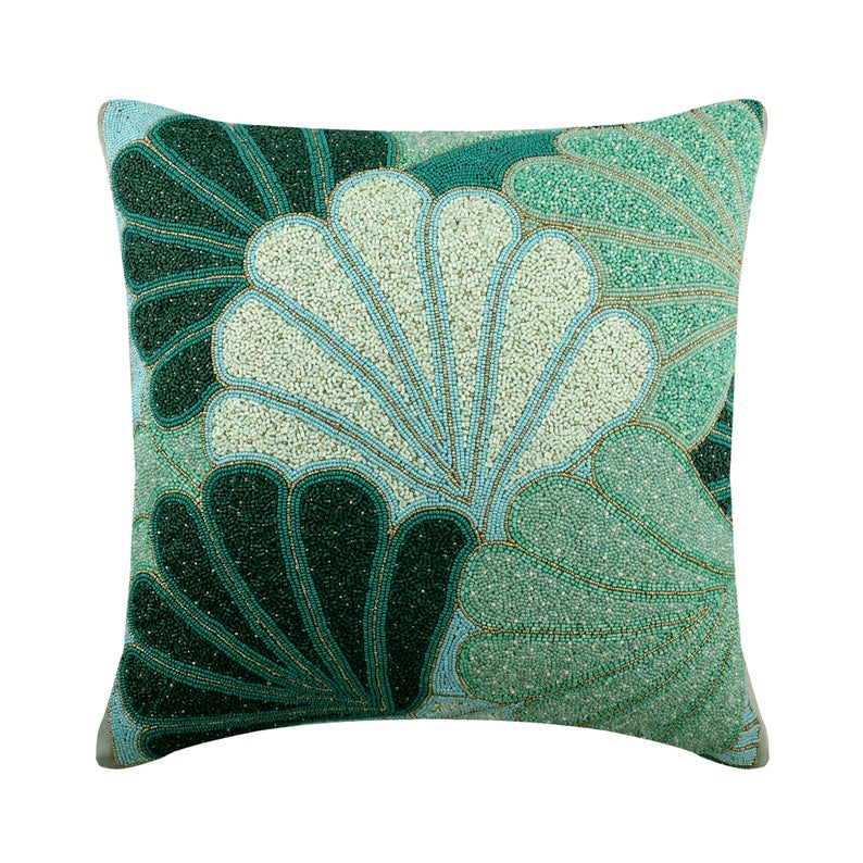 Sea Foam Shells Throw Cushion Cover