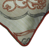 Grey Damask Galore - Grey Jacquard Throw Pillow Cover