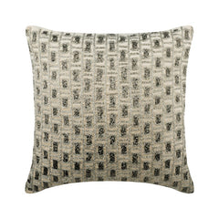 Silver Brick Alley Throw Pillow Cover