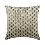 Silver Brick Alley Throw Cushion Cover