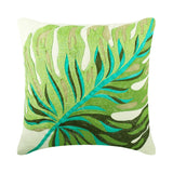 Monstera Leaf Throw Pillow Cover
