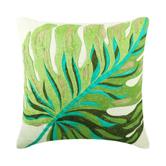 Monstera Leaf Throw Cushion Cover