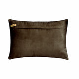 Tassel And Gold - Gold Velvet Suede Lumbar Pillow Cover