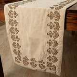 Anchor Hold - Linen Beige Decorative Table Runner