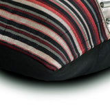 Jimmy James - Red Jacquard Lumbar Pillow Cover