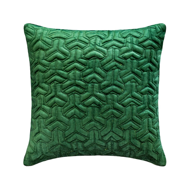 Emeraude Sea Throw Pillow Cover