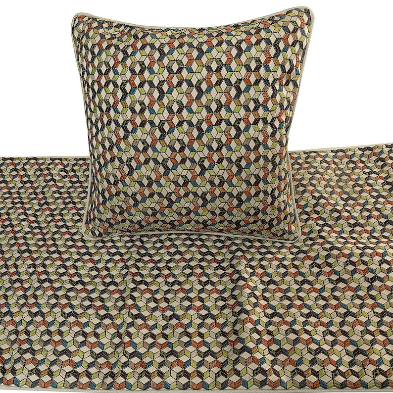 Trixee Decorative Bed Runner and Cushion Cover
