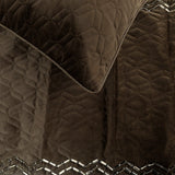 Brown Diamond Symphony Decorative Bed Runner and Cushion Cover