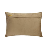 Silver Ore - Blue Jacquard Lumbar Pillow Cover