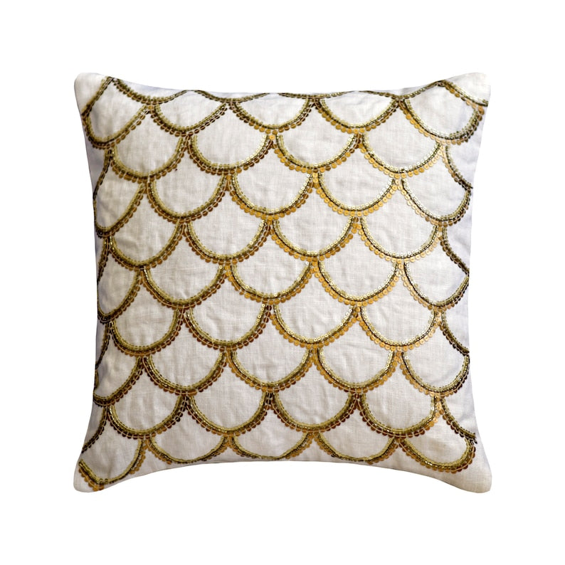 Gold Accord Throw Cushion Cover
