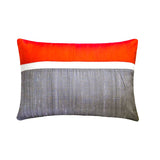 Plush Aqua Silk - Aqua Silk Lumbar Pillow Cover