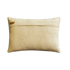 Gold Addict - Gold Cotton Linen Foil Lumbar Pillow Cover