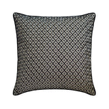 Dots Boudoir - Beige Silk Throw Pillow Cover