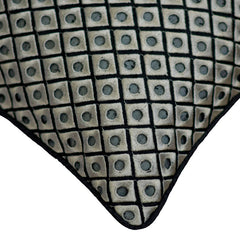 Grey Dots Boudoir Throw Cushion Cover