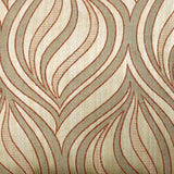 Orange Dusk - Orange Jacquard Throw Pillow Cover