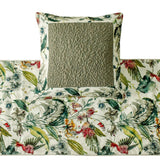 Exotic Birds Decorative Bed Runner and Cushion Cover