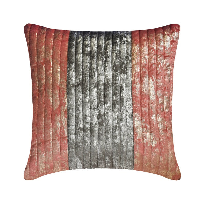 Peach Dusk Throw Cushion Cover