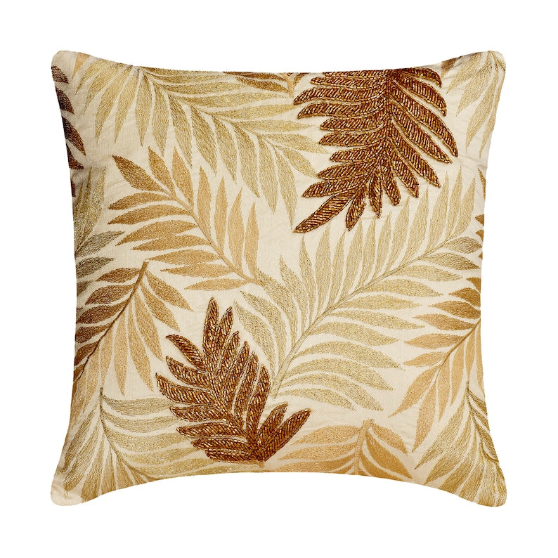 Gold Gilding Throw Cushion Cover