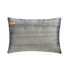 Plush Orange Silk - Orange Silk Lumbar Pillow Cover