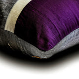 Plush Aqua Silk - Aqua Silk Lumbar Pillow Cover