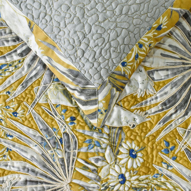Cockatoo Love Decorative Bed Runner and Cushion Cover