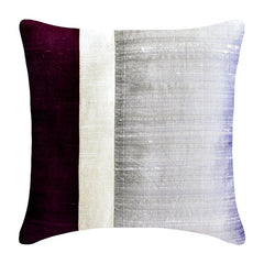 Splendour Sea Green - Sea Green & Grey Silk Decorative Euro Sham