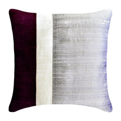 Splendour Purple Throw Pillow Cover