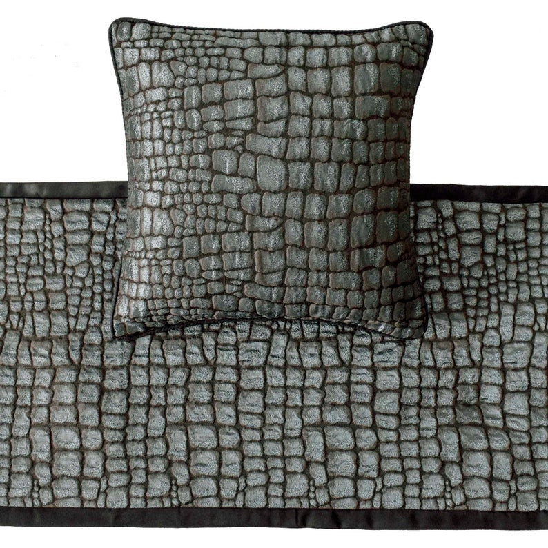 Animal Mystery Decorative Bed Runner and Cushion Cover