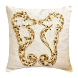 Sea Horse Kiss Throw Cushion Cover