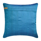 Damask Silk Blue Throw Cushion Cover