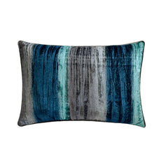 Ombre Twist - Brown Velvet Lumbar Pillow Cover