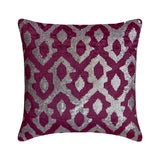 Peacock Insights - Teal Blue Velvet Throw Pillow Cover