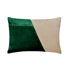 Velutinous Wine - Purple Velvet Lumbar Pillow Cover