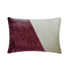 Velutinous Taupe - Beige Velvet Lumbar Pillow Cover