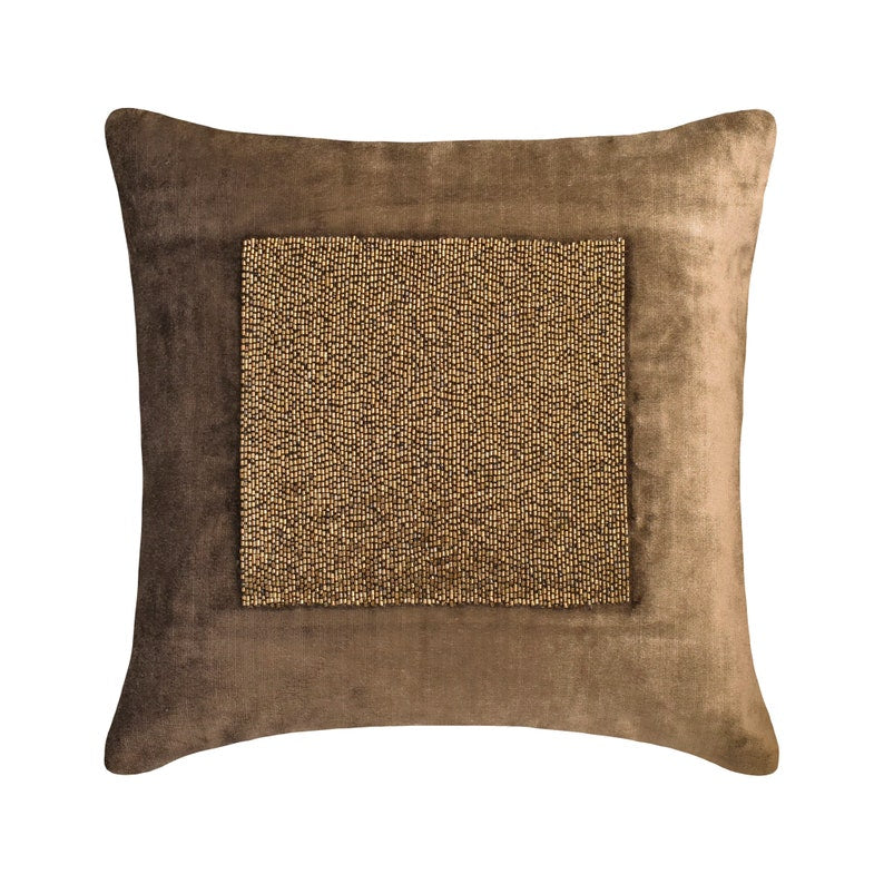 Esquire Brown Throw Cushion Cover