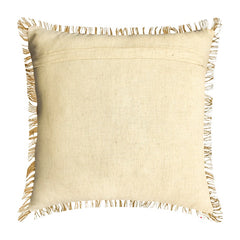 Golden Fiber Throw Cushion Cover