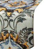 Flaring Damask Decorative Table Runner