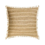 Golden Fiber Throw Cushion Cover