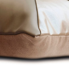 Leather Flush Throw Cushion Cover