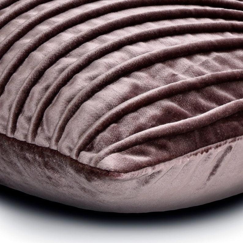 Morado Throw Pillow Cover