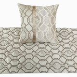 Ivory Delicacy Decorative Bed Runner and Cushion Cover