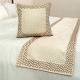 Tessellation Decorative Bed Runner and Cushion Cover