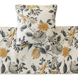 Vintage Birdena Decorative Bed Runner and Cushion Cover