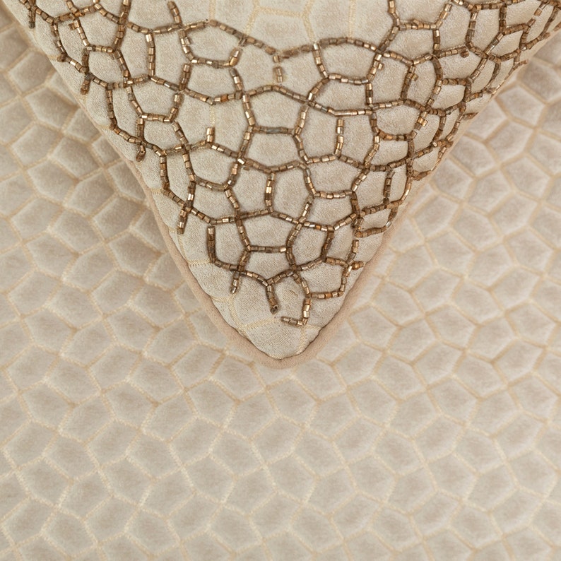 Tessellation Decorative Bed Runner and Cushion Cover