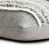 Moroccan Daze - Blue Jacquard Throw Cushion Cover