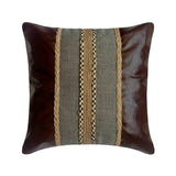 Leatherpolis Throw Pillow Cover