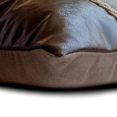 Leatherpolis Throw Pillow Cover