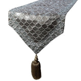 Silver Mesh Decorative Table Runner