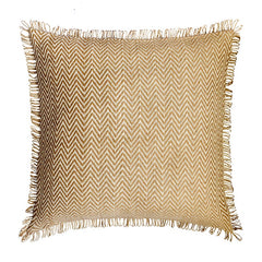 Jute Classic Throw Pillow Cover